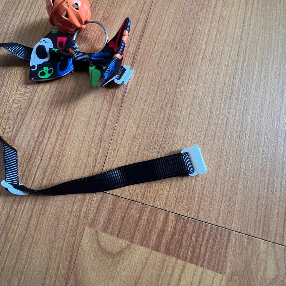 Halloween spooky pumpkin bell cat/dog collar